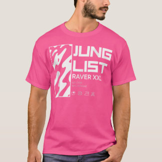 Camiseta Edm De Rave Selvagem Líquida De Música De Bass E D