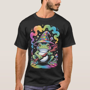 Camiseta Edm Dj Psicodélico Festa Rave Sapo Mago Cogumelo