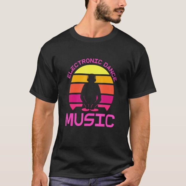 Camiseta Edm Rave Dj Electronic Dance Music (Frente)