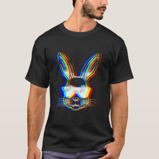 Camiseta EDM Techno Rave Bunny Trippy Vaporwave Halloween M
