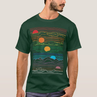 Camiseta EDMechno Sun Moon Design Dance Rave Music Festival