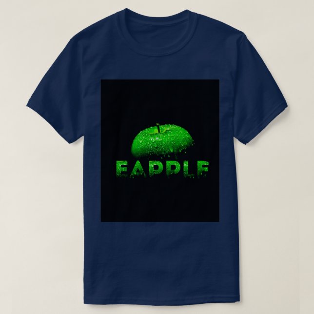 Camiseta Edmelho de maçã escura Suiça Clássica (Frente do Design)