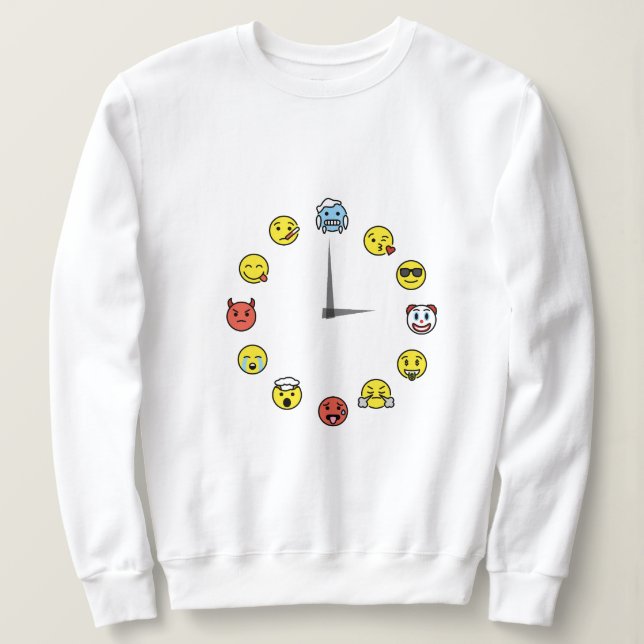 Camiseta Edmoji Clock Sweet (Frente do Design)