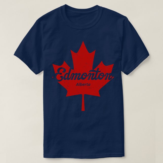 Camiseta Edmonton Alberta Canada (Frente do Design)