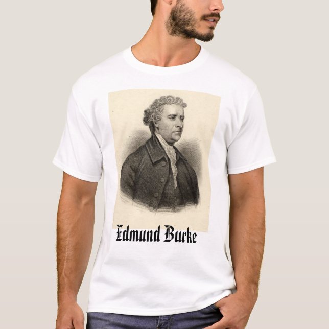 Camiseta Edmund Burke, Edmund Burke (Frente)