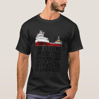 Camiseta Edmund Fitzgerald, A Lenda Que Chamam Gitche Gume