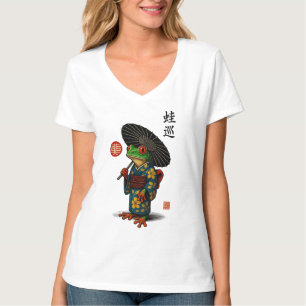 Camiseta Edo Sapo em Kimono com Parasol