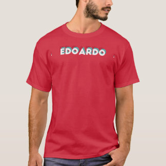 Camiseta Edoardo Nome Nome Divertido Edoardo tema dos anos