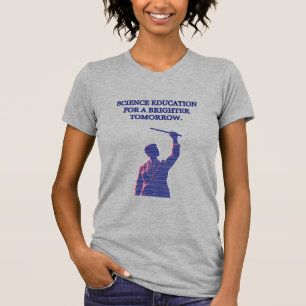 Camiseta Educação Científica para um Futuro Mais Brilhante