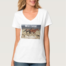 Camiseta Educação de Cavalos Selvagens