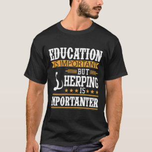 Camiseta Educação é importante, herpagem é importante
