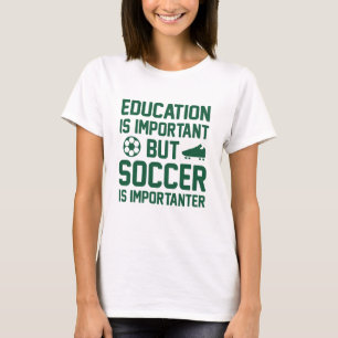 Camiseta Educação É Importante Mas Futebol É Importante