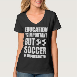 Camiseta Educação É Importante Mas Futebol É Importante