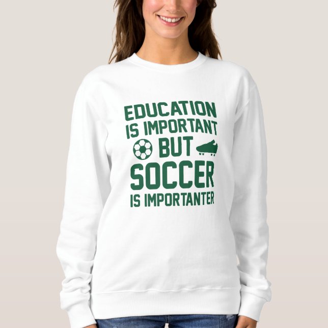 Camiseta Educação É Importante Mas Futebol É Importante (Frente)