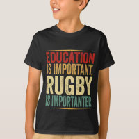 Educação é importante o Rugby é importante