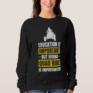 Camiseta Educação É Importante: Quad Bike Atv De Quatro Rod