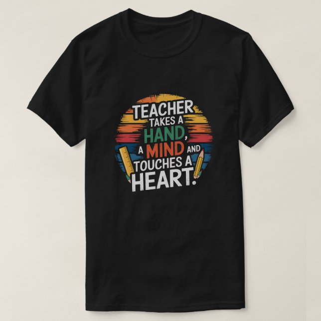 Camiseta Educação É Liberdade Professora Negra (Frente do Design)