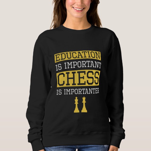 Camiseta Educação É Um Xadrez Importante (Frente)