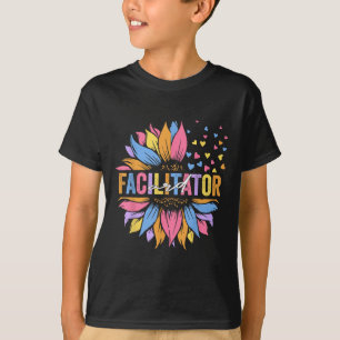 Camiseta Educação Especial do Facilitador do Ard Girassol _