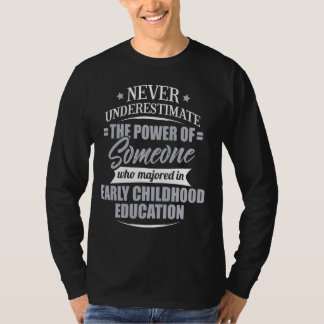 Camiseta Educação na primeira infância Gráfico de Homens e 