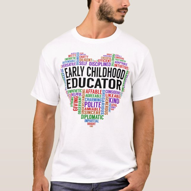 Camiseta Educador da primeira infância (Frente)