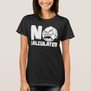 Camiseta Educador de Calculadora de Professores de Matemáti