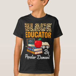 Camiseta Educador Negro Mês da História Negra África Améric