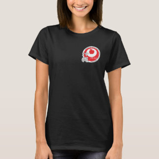 Camiseta educadora orgulhosa (preto feminino)