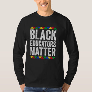 Camiseta Educadores Pretos Importam Camisa-T Historial Pret
