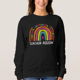 Camiseta Educar Motivar Inspire Professor Assistente Arco-Í
