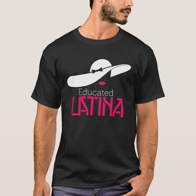 Camiseta Educated Latina Graduation (Frente)