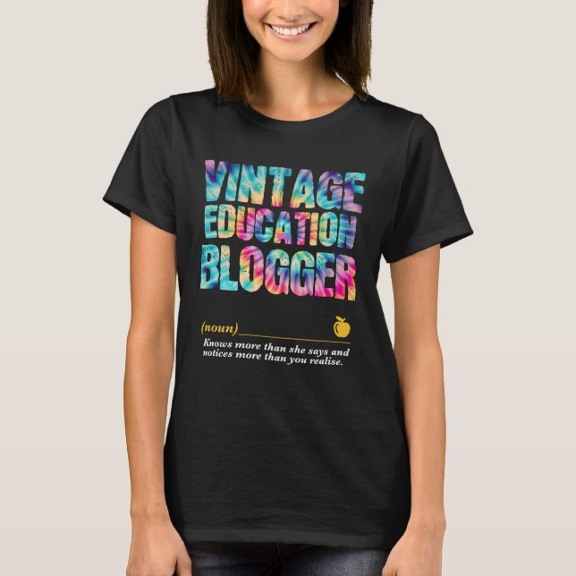 Camiseta Education Blogger Appreciation Week Back to School (Frente)