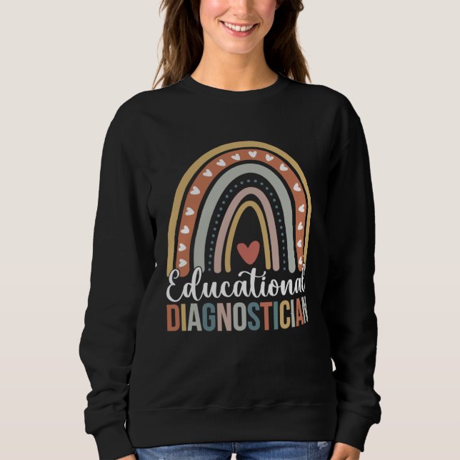 Camiseta Educational Diagnostician Rainbow Educational Diag (Frente)