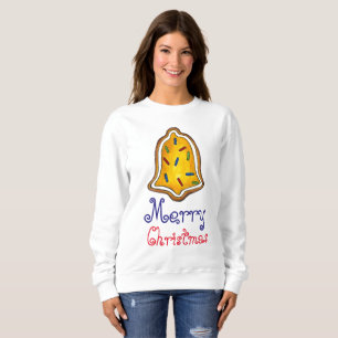 Camiseta Edulcorador de Férias de Natal Amarelo Cookie Ugly