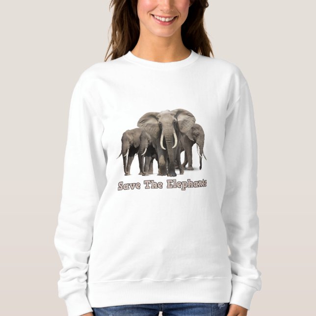 Camiseta Edulcorante de elefante africano (Frente)