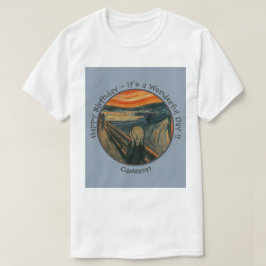 Camiseta Edvard Munch A Coleção De Itens Da Parte Do Gritar