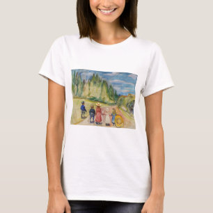 Camiseta Edvard Munch - A Floresta de Fairytale