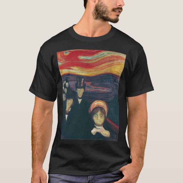 Camiseta Edvard Munch - Ansiedade (Frente)