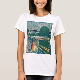 Camiseta Edvard Munch - As Meninas na Ponte, Lithógrafo