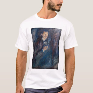 Camiseta Edvard Munch - Autorretrato com Cigarro