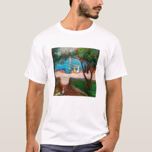 Camiseta Edvard Munch - dança na praia