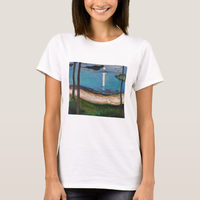 Camiseta Edvard Munch - Lua (Frente)
