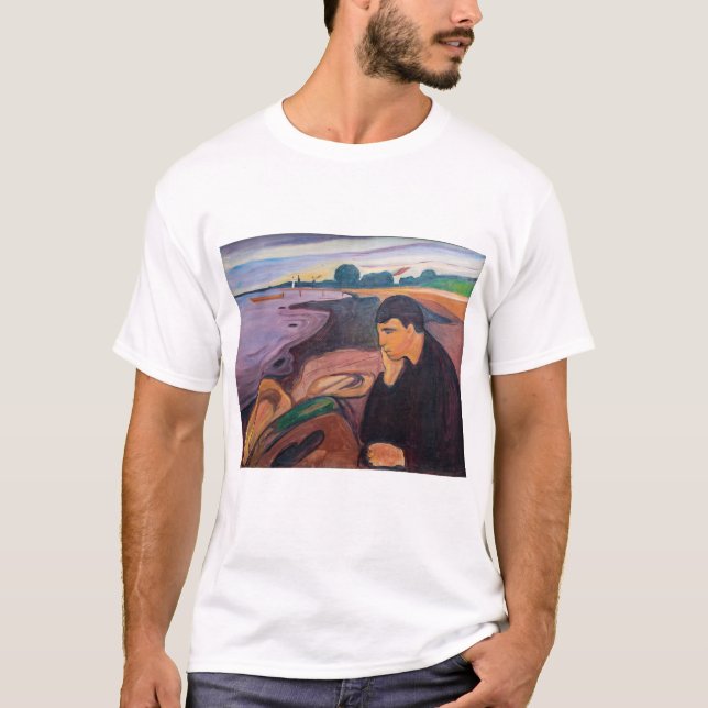 Camiseta Edvard Munch - Melancholy 1894 (Frente)