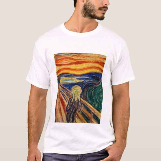Camiseta Edvard Munch - O Gritar 1910 (Frente)