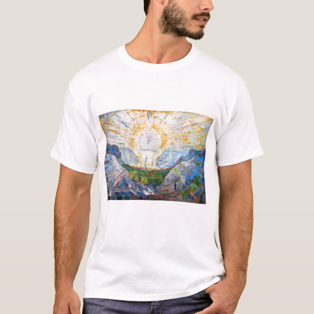 Camiseta Edvard Munch - O Sol 1912 (Frente)