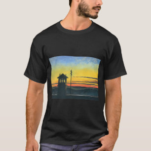Camiseta Edward Hopper - Ferrovia Sunset
