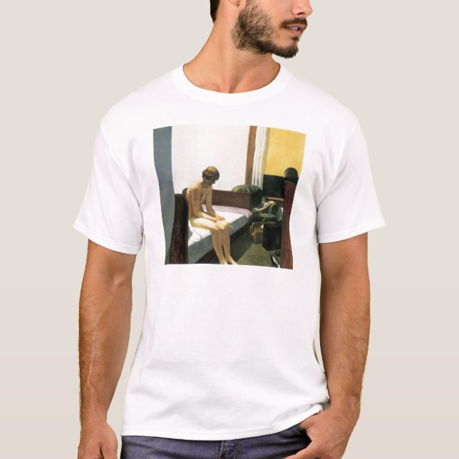 Camiseta Edward Hopper, Hotel Room, 1931 (Frente)