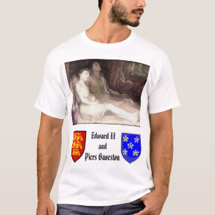 Camiseta Edward II & cais Gaveston, a AR de Gaveston dos