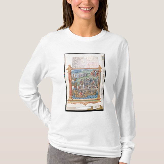 Camiseta Edward IV da aterragem de Inglaterra em Calais (Frente)