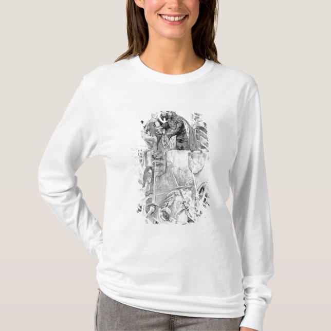 Camiseta Edward mim que declaro seu príncipe de Gales do (Frente)